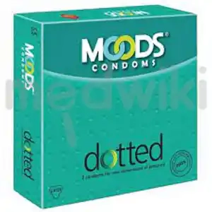 Moods Dotted Condom 3s