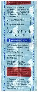 Tropan 2.5mg Tablet 10s