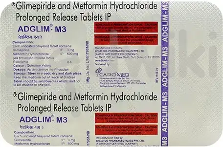 Adglim M 3mg/500mg Tablet 10s