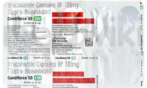 कैंडिफोर्स एसबी 130एमजी कैप्सूल 10एस