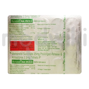 Revelol AM 25mg/2.5mg Tablet PR 15s