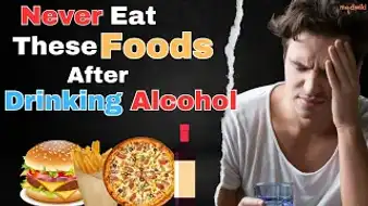 Never Eat These Foods After Drinking Alcohol