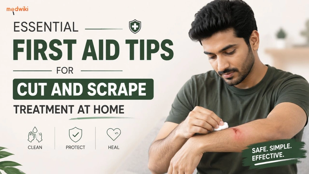Essential First Aid Tips for Cut and Scrape Treatment at Home!