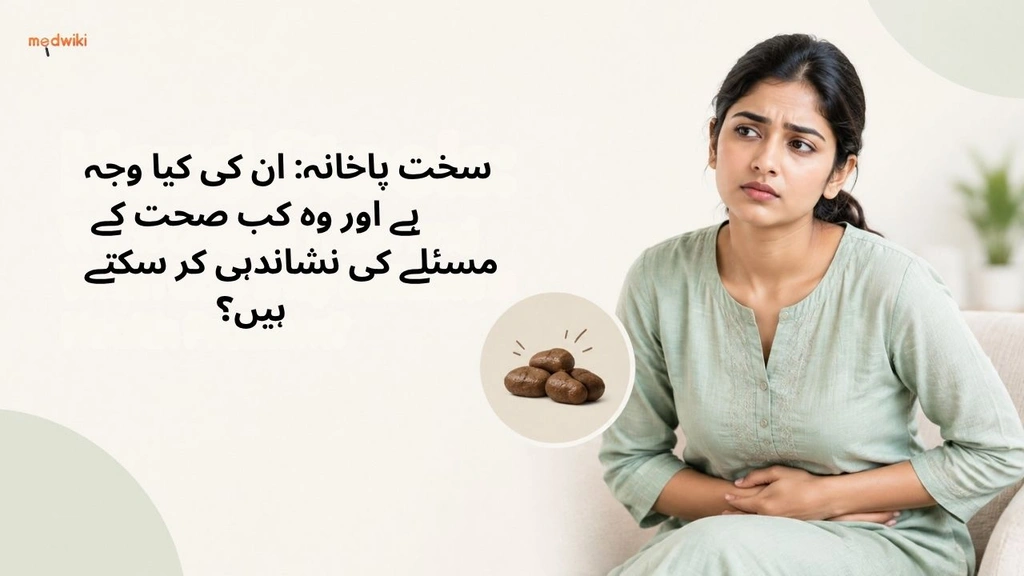 سخت پاخانہ: ان کی کیا وجہ ہے اور وہ کب صحت کے مسئلے کی نشاندہی کر سکتے ہیں؟ (Hard stool explained in Urdu)