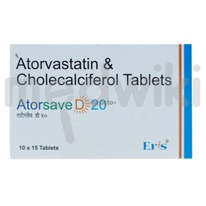 Atorsave D 20mg Tablet 15s
