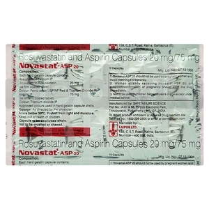 Novastat Asp 20mg/75mg Capsule 10s