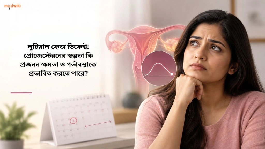 লুটিয়াল ফেজ ডিফেক্ট: প্রোজেস্টেরনের স্বল্পতা কি প্রজনন ক্ষমতা ও গর্ভাবস্থাকে প্রভাবিত করতে পারে? (luteal phase defect explained in Bengali)