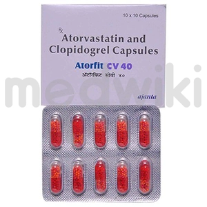 Atorfit CV 40mg/75mg Capsule
