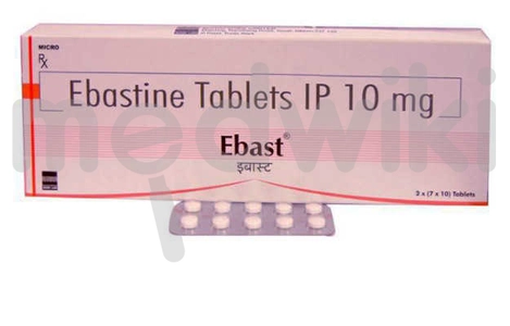 Ebast 10mg Tablet 10s