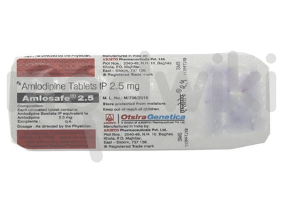 Amlosafe AT 2.5mg/25mg Tablet 10s
