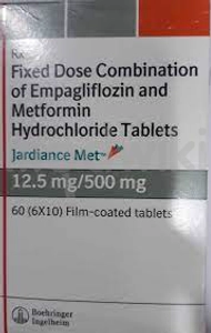 जोर्डिएन्स मेट 12.5mg/500mg टैबलेट