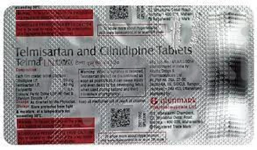 Telma LN 40mg/20mg Tablet 15s