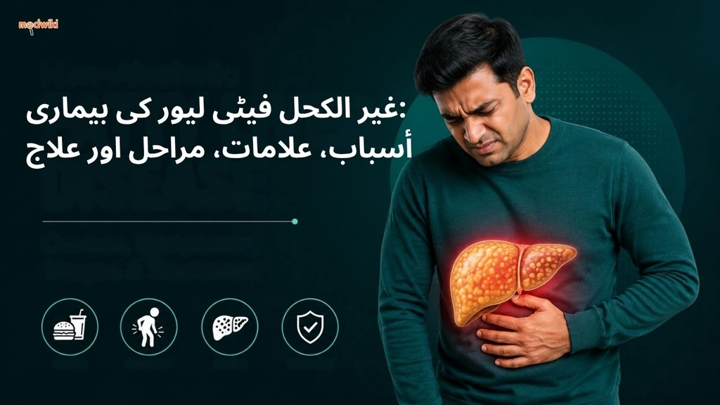 غیر الکحل فیٹی لیور کی بیماری: أسباب، علامات، مراحل اور علاج (non-alcoholic fatty liver explained in urdu)