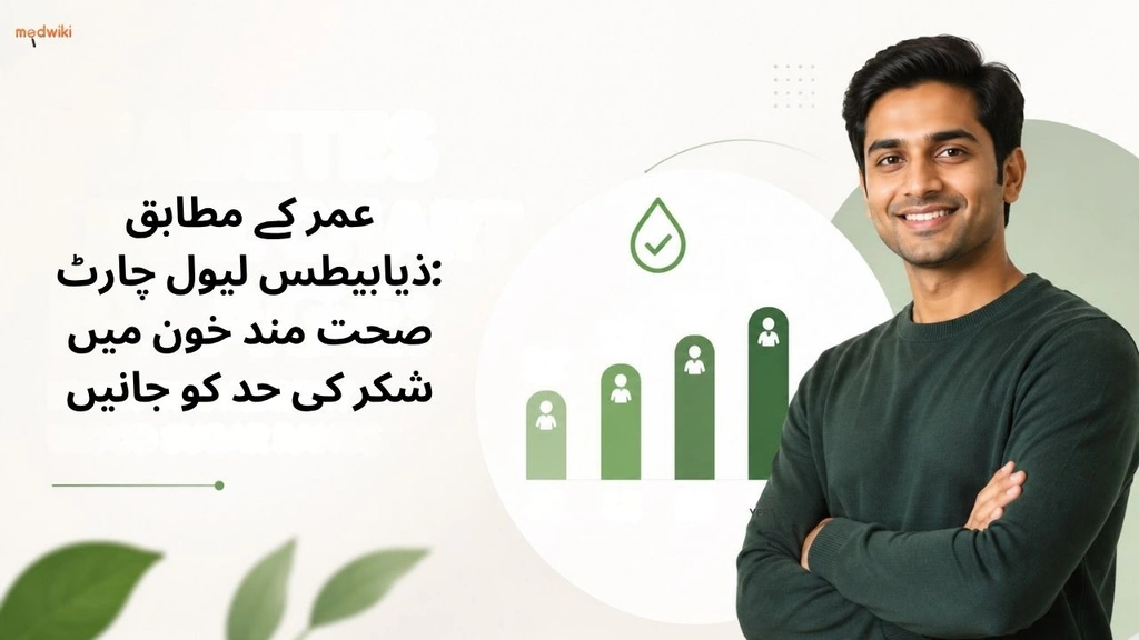 عمر کے مطابق ذیابیطس لیول چارٹ: صحت مند خون میں شکر کی حد کو جانیں(Diabetes Level Chart by Age in Urdu)