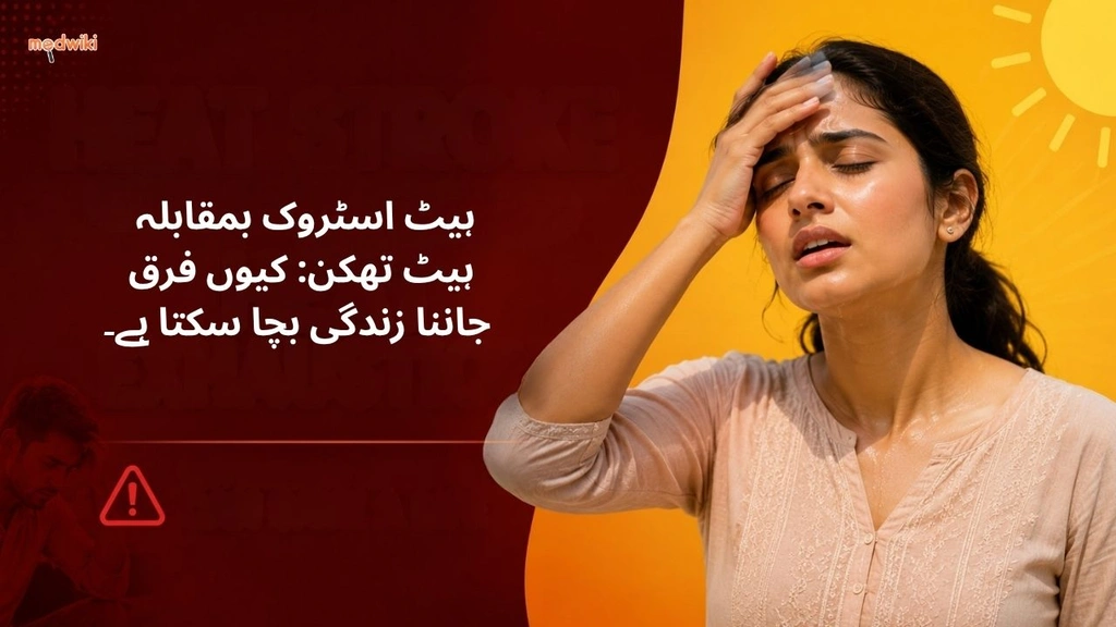 ہیٹ اسٹروک بمقابلہ ہیٹ تھکن: کیوں فرق جاننا زندگی بچا سکتا ہے۔ (Heat stroke vs Heat exhaustion explained in urdu)