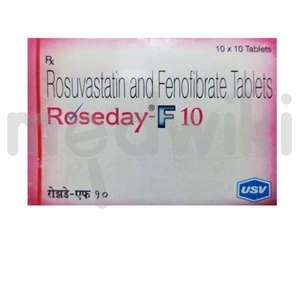 रोज़डे एफ 160mg/10mg टैबलेट