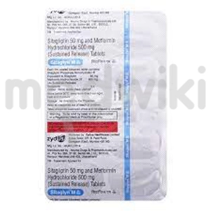 सीताग्लिन एम 50mg/500mg टैबलेट एसआर 10s