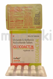 Glucoact-M 80mg/500mg Tablet