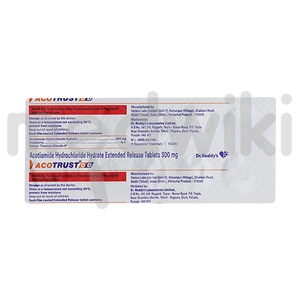 Acotrust OD 300mg Tablet ER 10s