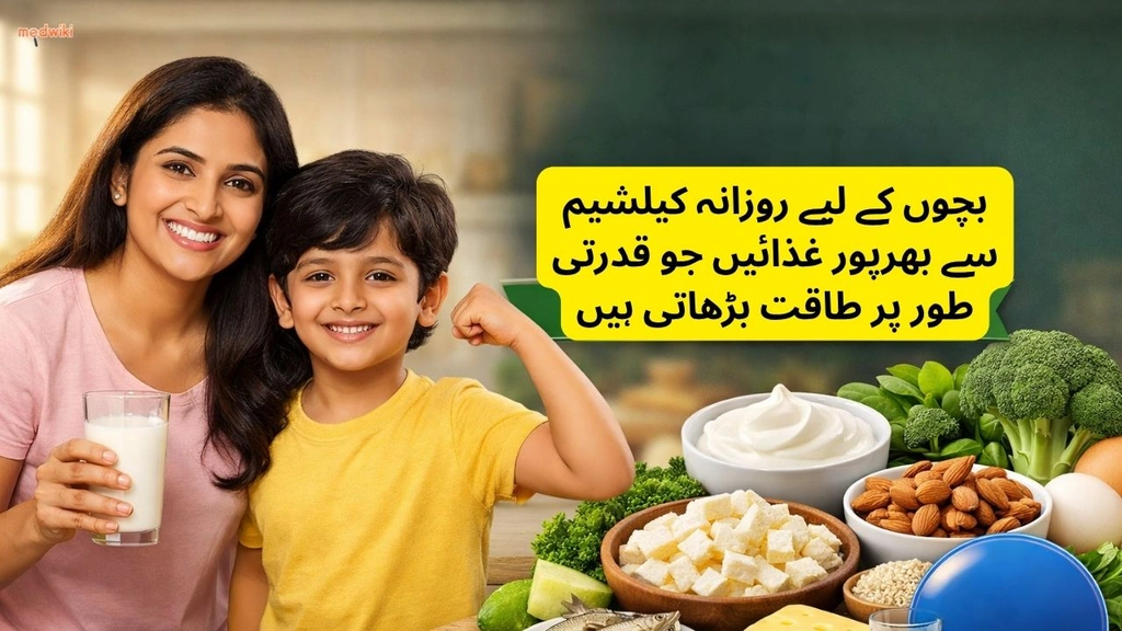 بچوں کے لیے روزانہ کیلشیم سے بھرپور غذائیں جو قدرتی طور پر طاقت بڑھاتی ہیں(Calcium Rich Foods for Kids in Urdu)!