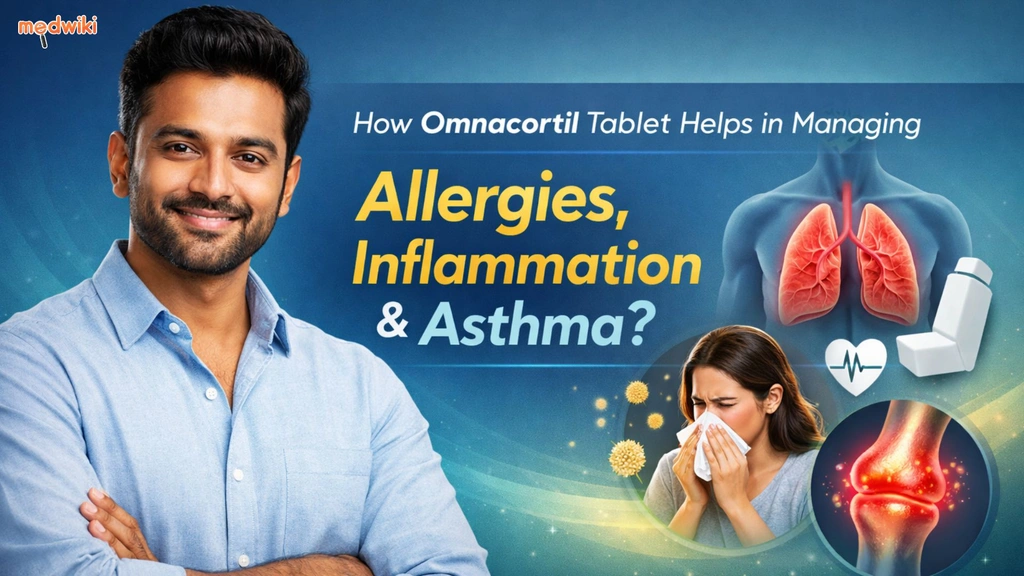How Omnacortil Tablet Helps in Managing Allergies, Inflammation, and Asthma?