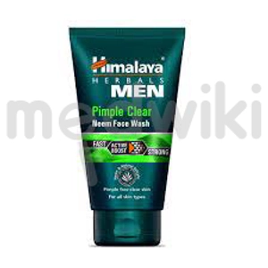 HIMALAYA MEN PIMPLE CLEAR NEEM FACE WASH 50ML