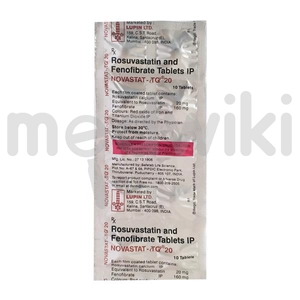 Novastat TG 20mg Tablet 10s