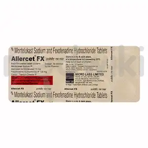 Allercet FX 10mg/120mgTablet 10s