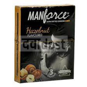 Manforce Condoms Hazelnut Flavour 3s