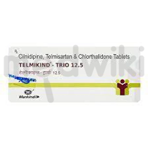 Telmikind Trio 40mg/10mg/12.5mg Tablet 10s
