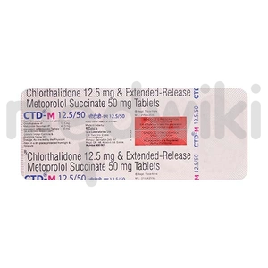 सीटीडी-एम 50mg/12.5mg टैबलेट