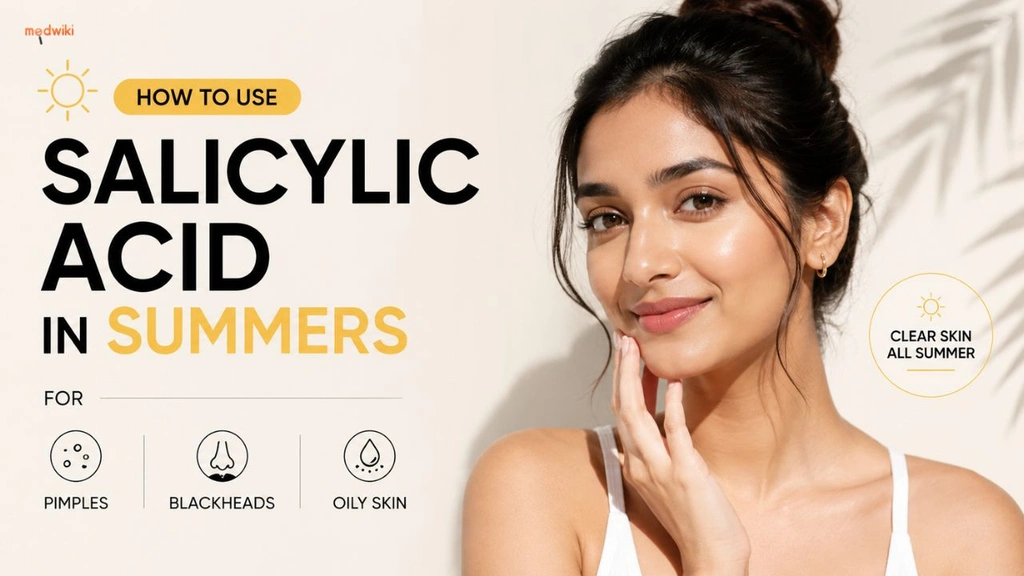 How To Use Salicylic Acid In Summers for Pimples, Blackheads, and Oily Skin!