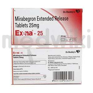 एक्सेना 25mg टैबलेट ईआर