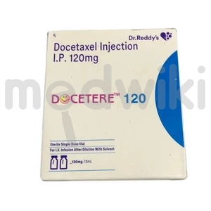 डोसेटेयर 120 एमजी इन्जेक्शन 3ml