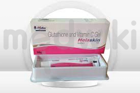 glutathione and vitamin c gel melaskin 1.76oz L- Face Cream for Skin Whitening, Anti Ageing and Glass Skin, Enrich with Natural Actives, 50 Gm : Beauty & Personal Care 5 GT Body Skin White