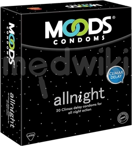 Moods All Night Condom 20s