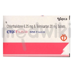 CTD T 20mg/6.25mg Tablet 15s