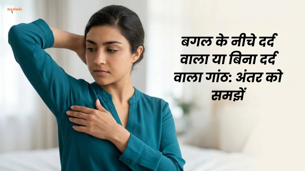कांख के नीचे दर्द वाला या बिना दर्द वाला गांठ: अंतर के समझीं(Difference between Painful or Painless Lump Under Armpit in Bhojpuri)