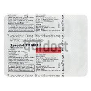 Zerodol TH Max 4mg/100mg/325mg Tablet