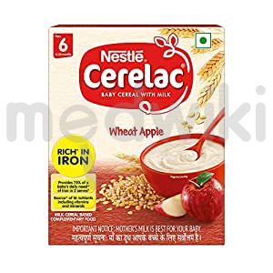 Nestle Cerelac Wheat Apple Cherry Baby Cereal stage 2 300gm