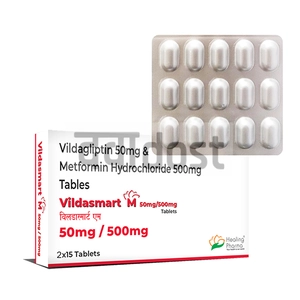 VILDASMART M 50mg/500MG TABLET 15s