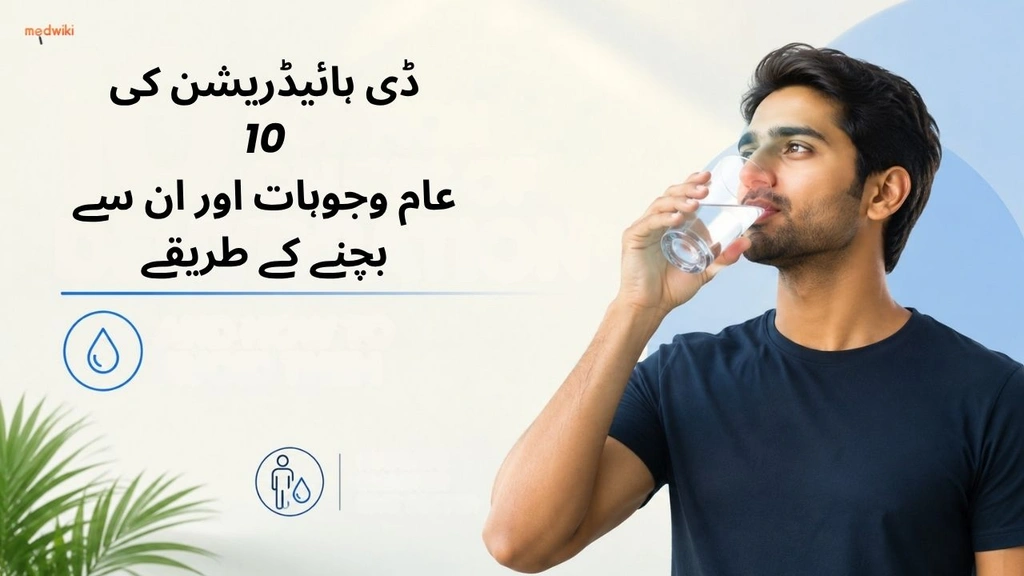 (10 Common Causes of Dehydration in Urdu) ڈی ہائیڈریشن کی 10 عام وجوہات اور ان سے بچنے کے طریقے