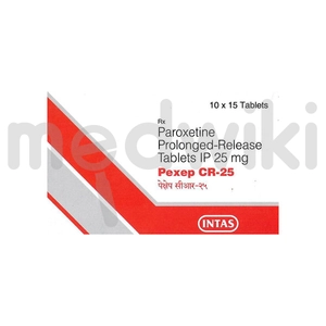 Pexep 25mg Tablet CR 15s