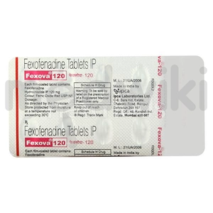 Fexova 120mg Tablet 10s