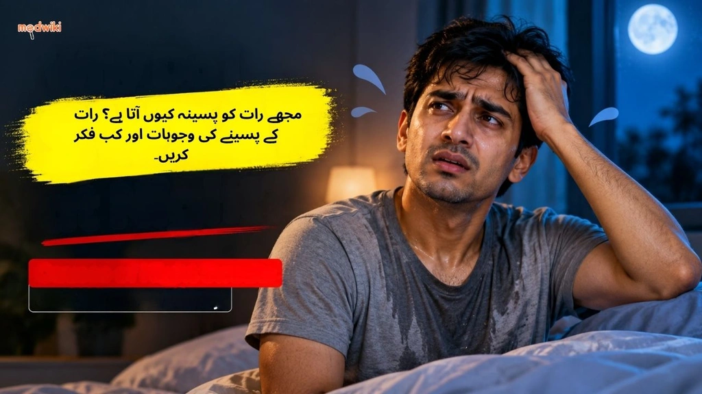 مجھے رات کو پسینہ کیوں آتا ہے؟ رات کے پسینے کی وجوہات اور کب فکر کریں۔ (Why Do I Sweat at Night? Causes of Night Sweats and When to Worry explained in Urdu)