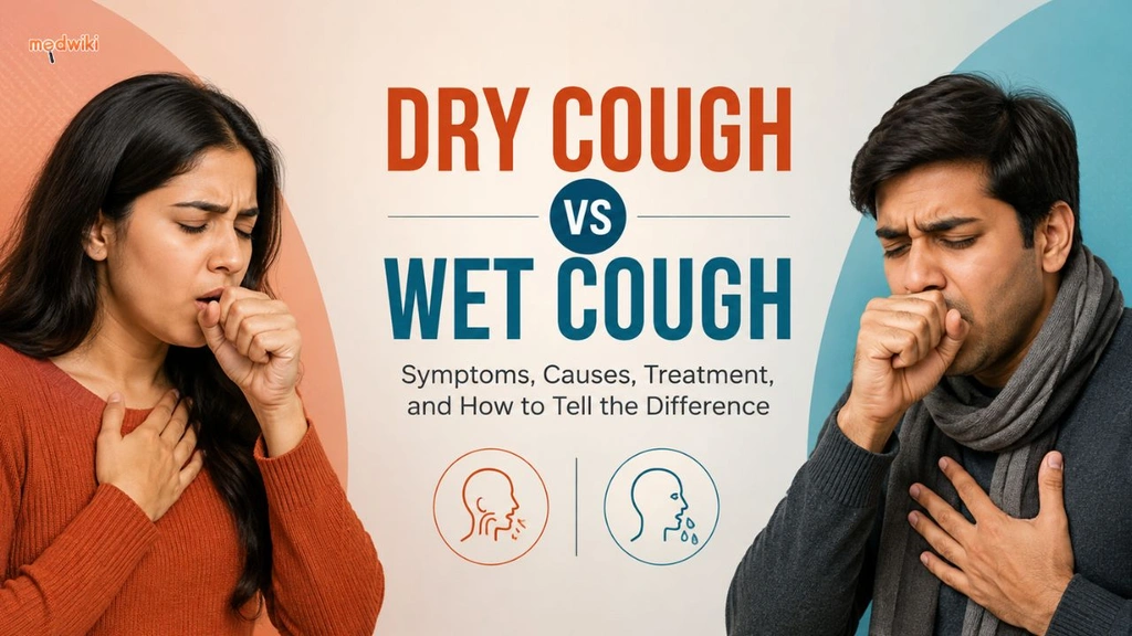 Dry Cough vs Wet Cough: Symptoms, Causes, Treatment, and How to Tell the Difference
