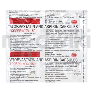 Ecosprin AV 150mg/10mg Capsule 15s