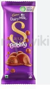 Cadbury Dairy Milk Silk Bubbly Chocolate 137gm