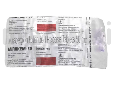 मिरैकेम 50mg टैबलेट 10s