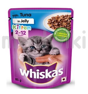 Whiskas Tuna in Jelly Wet Kitten Food 85gm